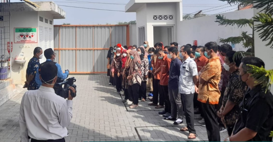 Uji Coba Jalur Evakuasi Bencana di BBTKLPP Yogyakarta